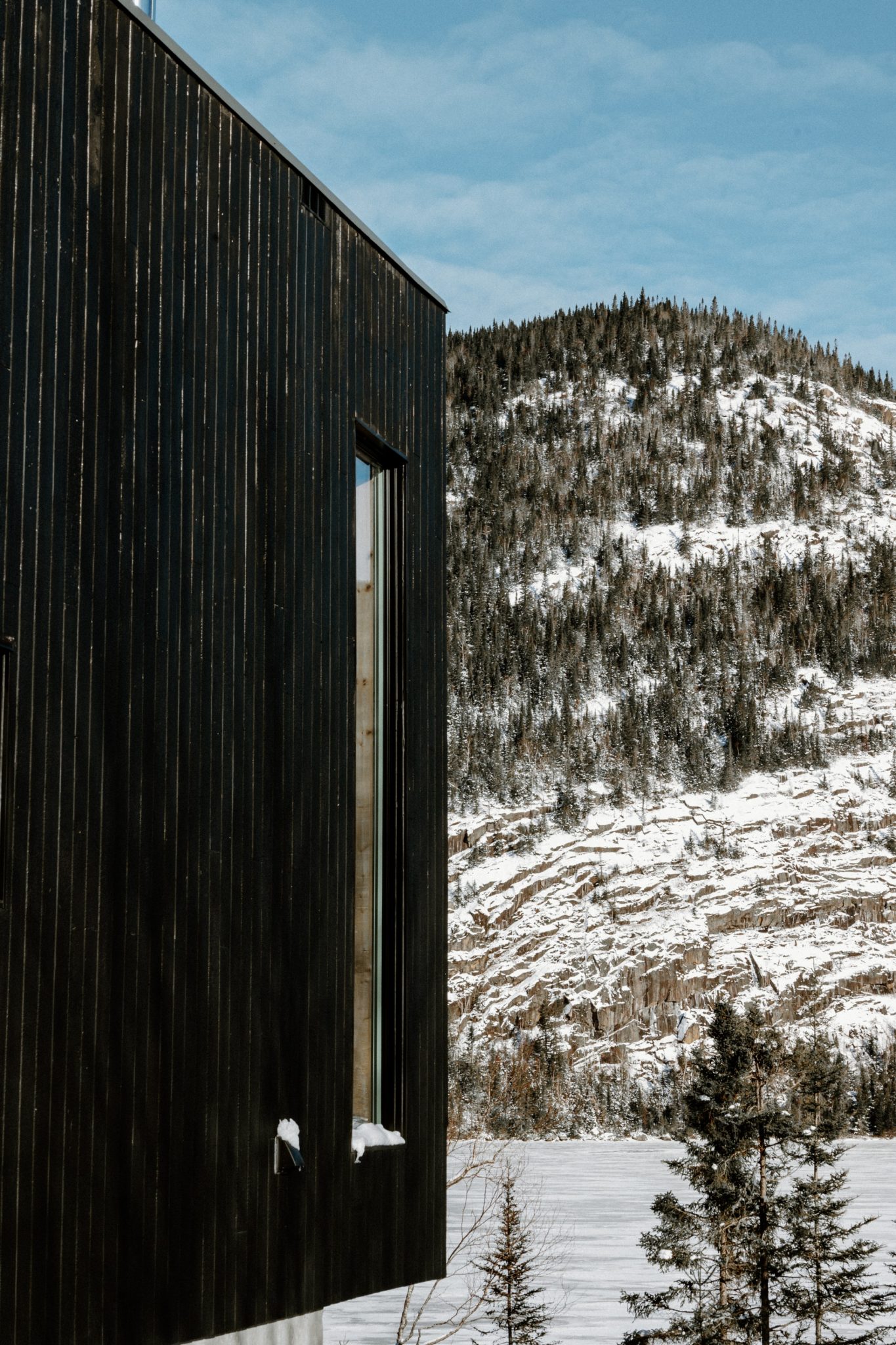 Photo de bâtiment en accord avec la nature